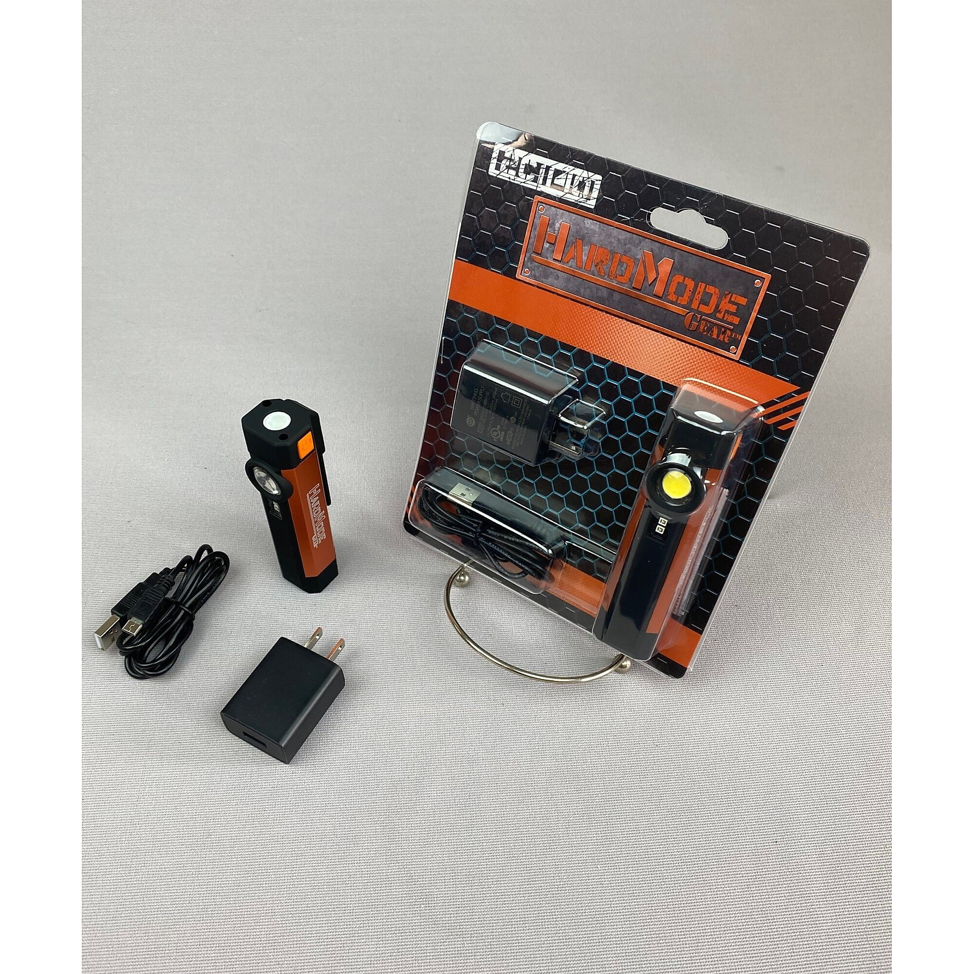 SafTLite by General Manufacturing Inc.: LED Flashlight - 3in., 250 Lumen Work Light, 70 Lumen Flashlight, UV Leak Detection, Magnetic Base, Model# 23040001